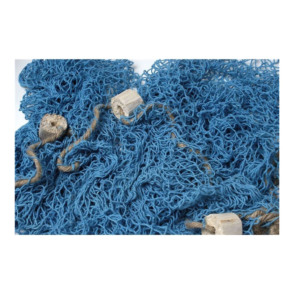 FILET DE PÊCHE BLEU DÉCORATION MARINE FILET DE PÊCHE BLEU DÉCORATION MARINE