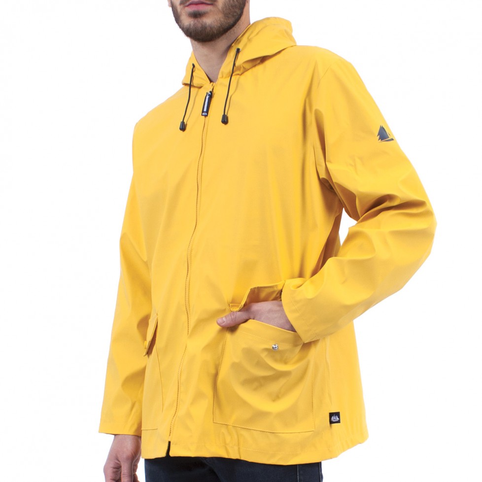 anorak amarillo mujer