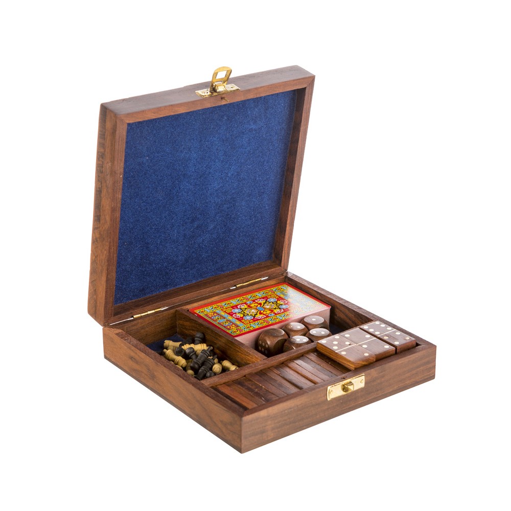 Jeux De Table En Famille Boite Palissandre
