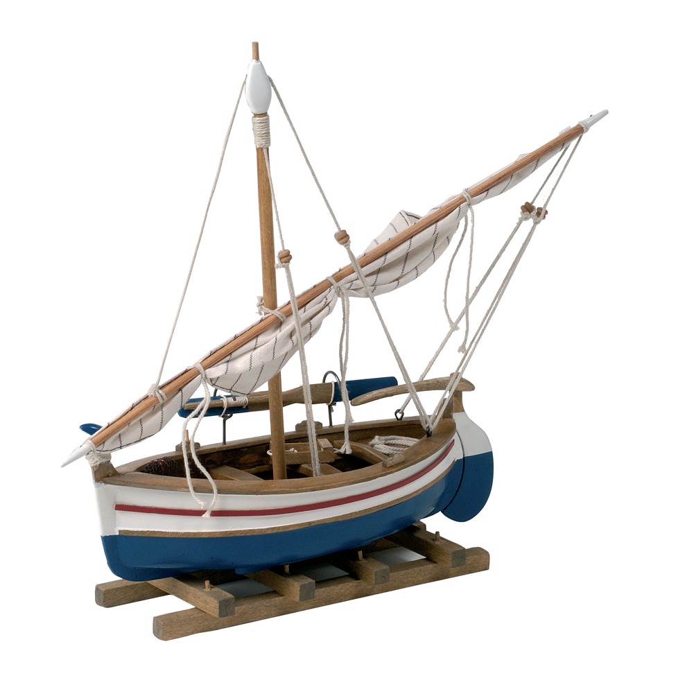 Bateau à voile miniature pour maquettes d'architecte accessoire