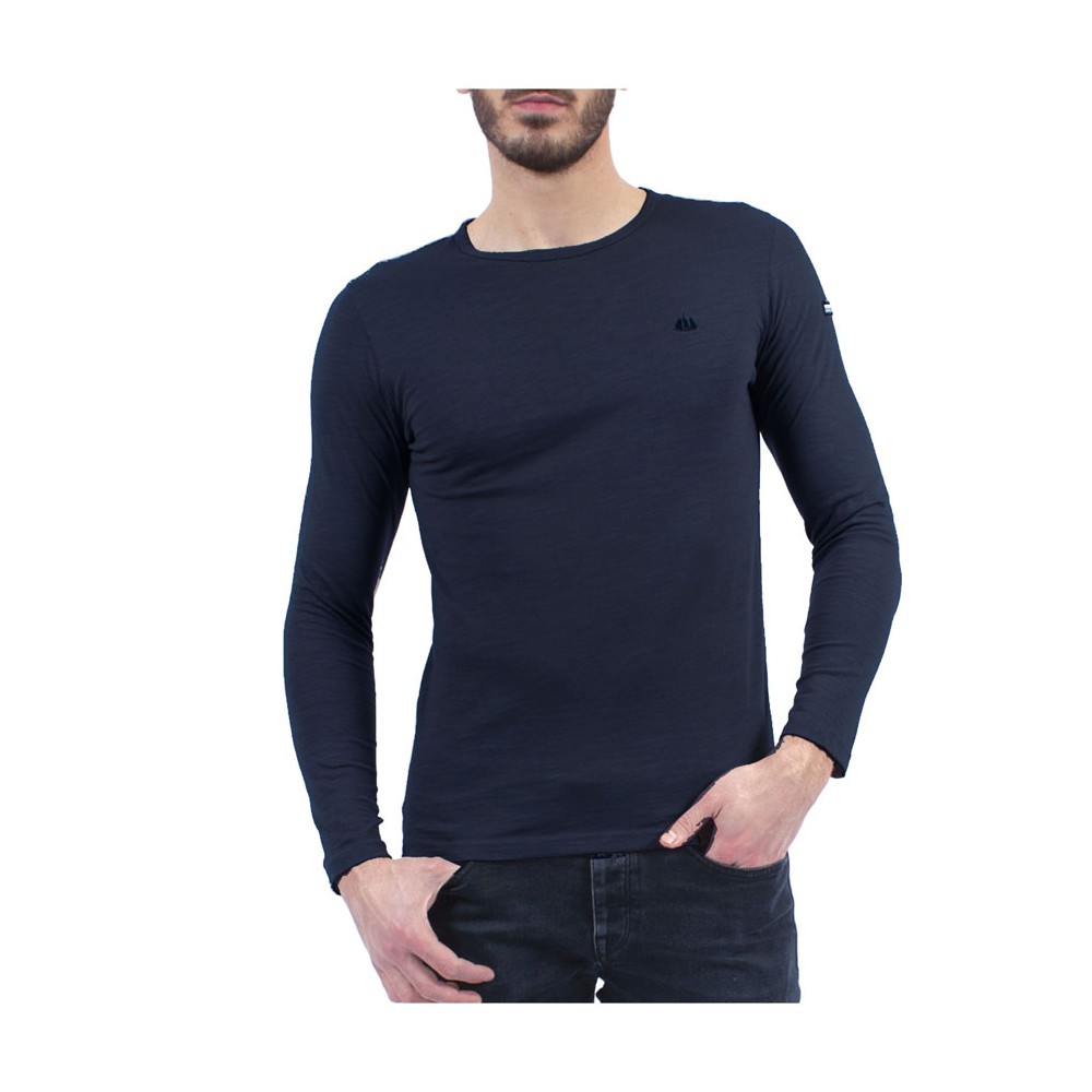 Tournament T-shirt Hommes-bleu foncé, blanc
