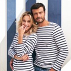 "PÊCHEUR" CAMISETA MARINERA MUJER RAYAS BLANCO-MARINO Hublot Mode Marine