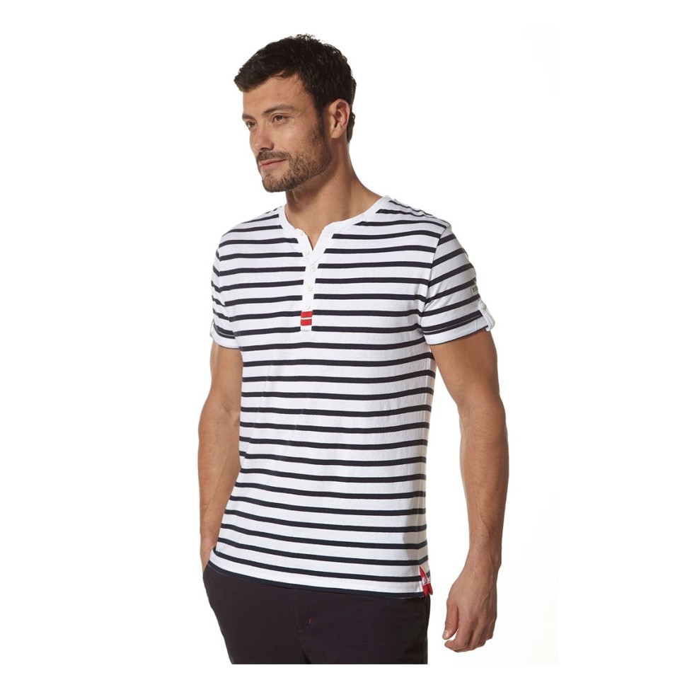 navy blue striped t shirt