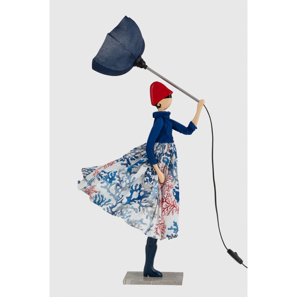 GIRL WITH UMBRELLA LAMP