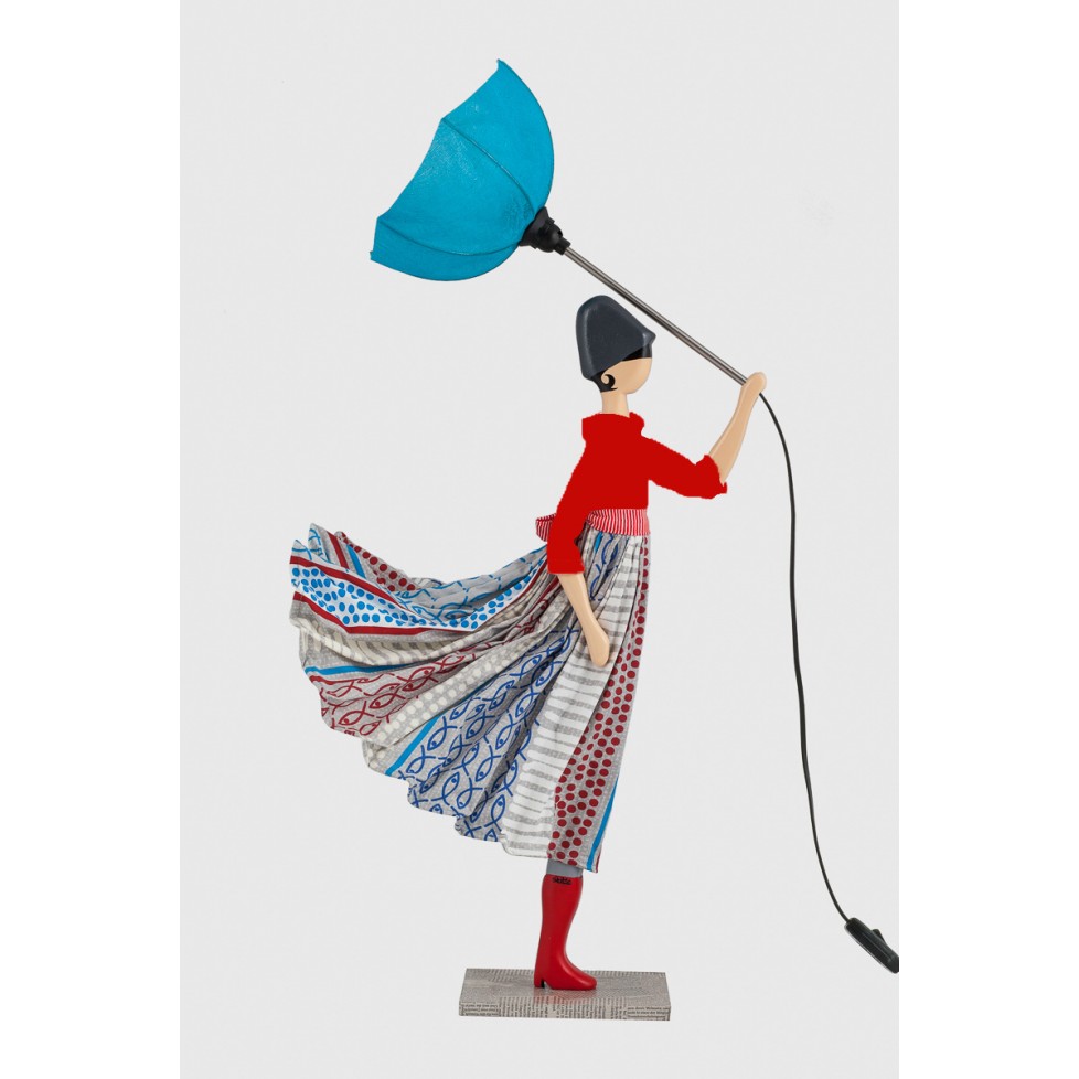 GIRL WITH UMBRELLA LAMP