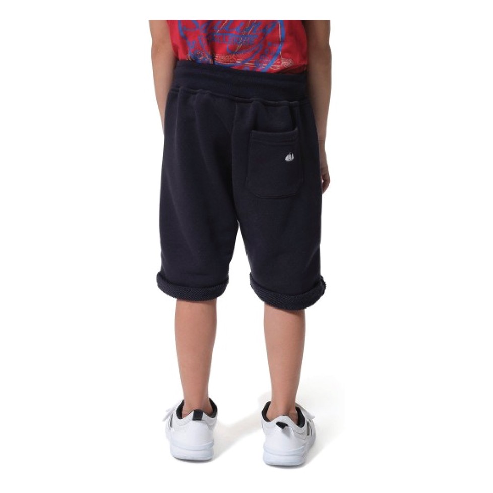 Bermuda Garçon Bleu Marine Taille 14 Ans - Style Marin - Occasion Très Bon État