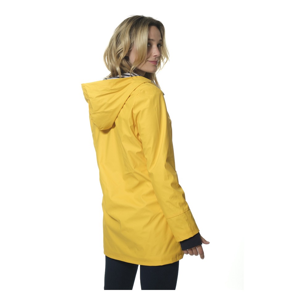 CHUBASQUERO 3/4 AMARILLO POLAR MUJER HUBLOT "DONA"