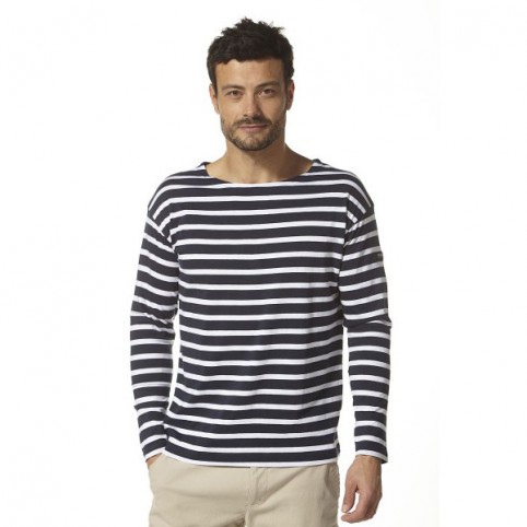 Hublot Mode MarinePÊCHEUR CAMISETA MARINERA HOMBRE RAYAS BLANCO-AZUL  Hublot Mode Marine