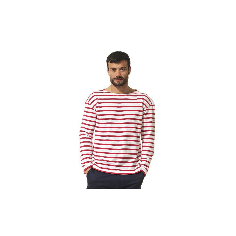 PÊCHEUR MARINIÈRE FEMME RAYURES BLANC-ROSE Hublot Mode Marine