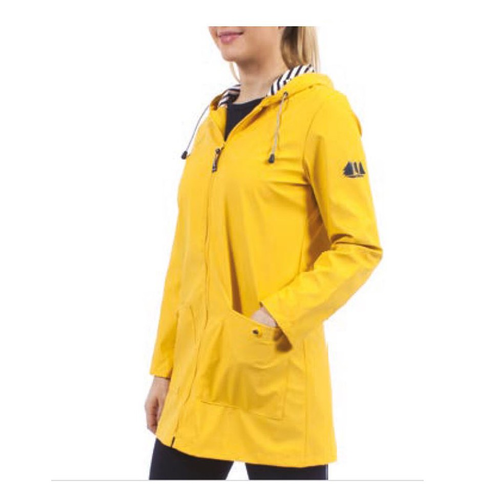 CHAQUETA CHUBASQUERO AMARILLO "LAURELLA"