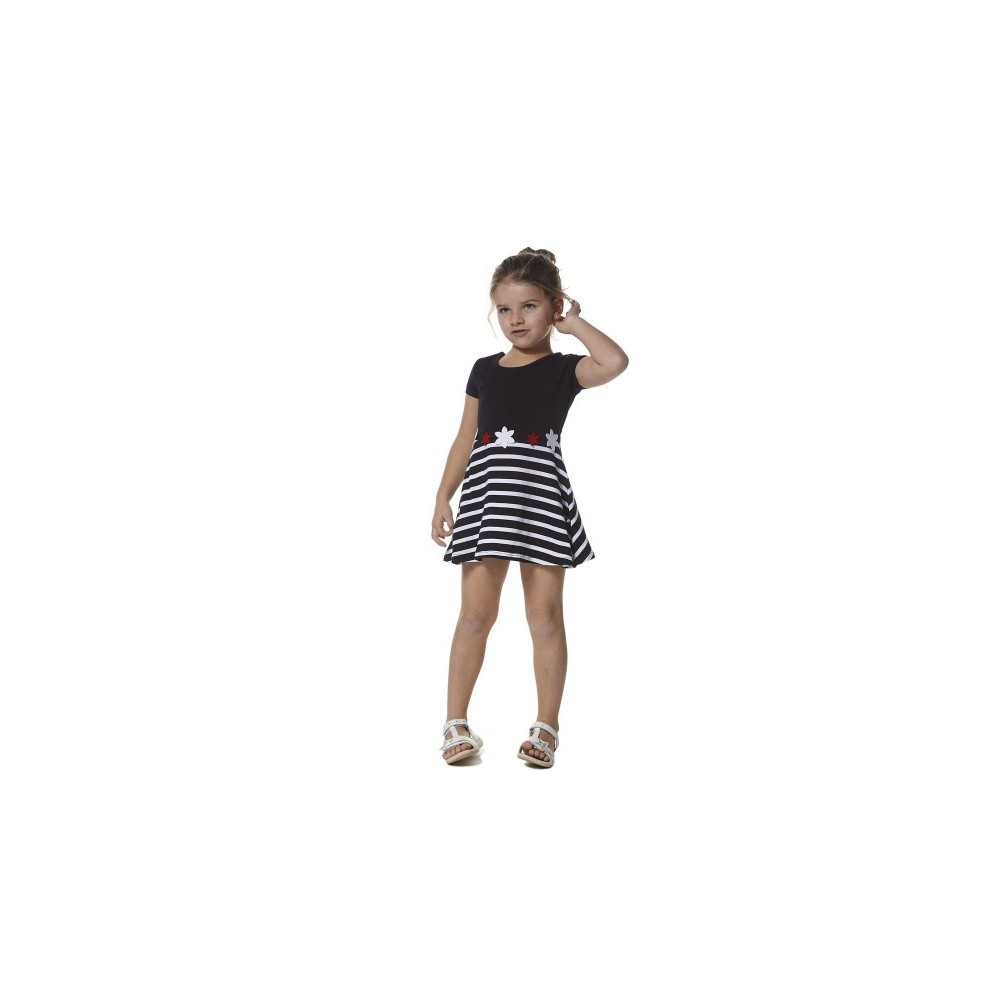 VESTIDO MARINERO DE MANGA CORTA PARA NIÑA VESTIDO MARINERO DE MANGA CORTA PARA NIÑA