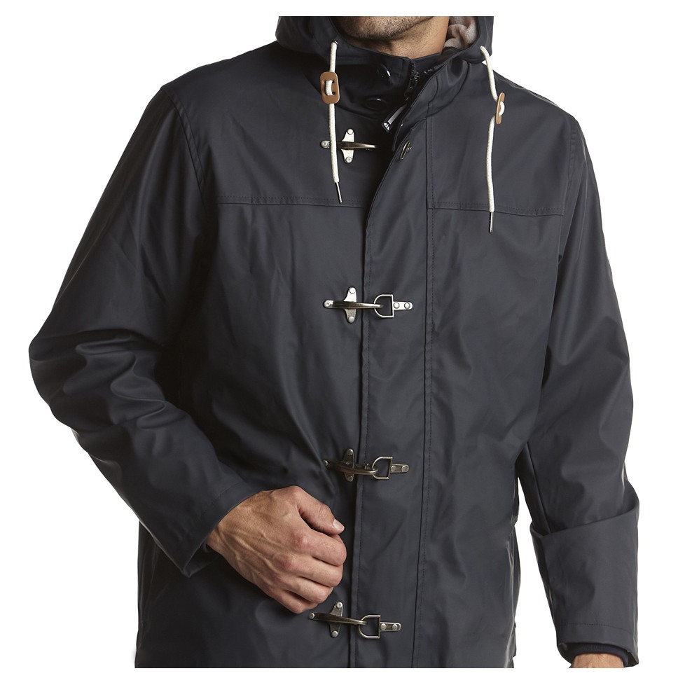 VESTE IMPERMEABLE HOMME MARINE 