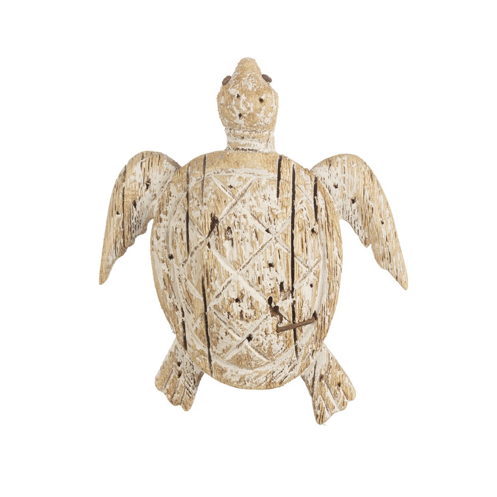 Tortue En Bois Flotté 50cm - Décoration Murale Artisanale Exotique