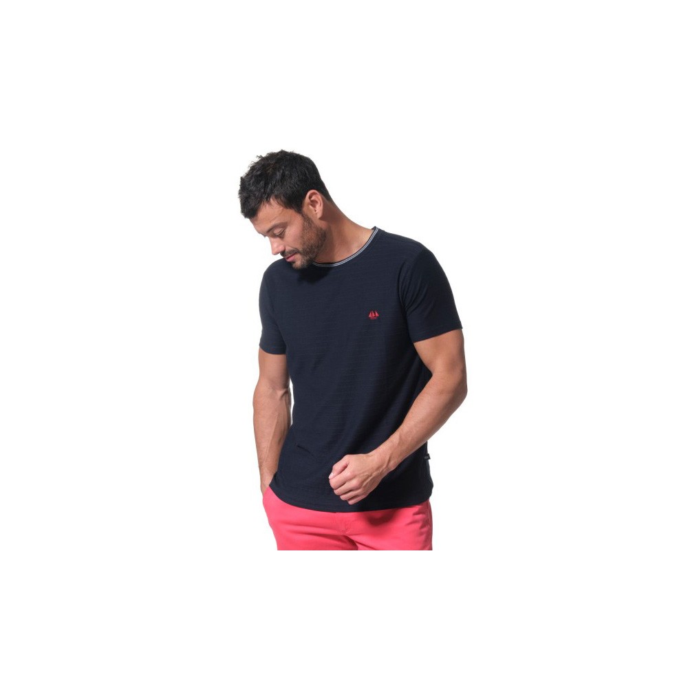 T-shirt JOHN bleu marine main image 1