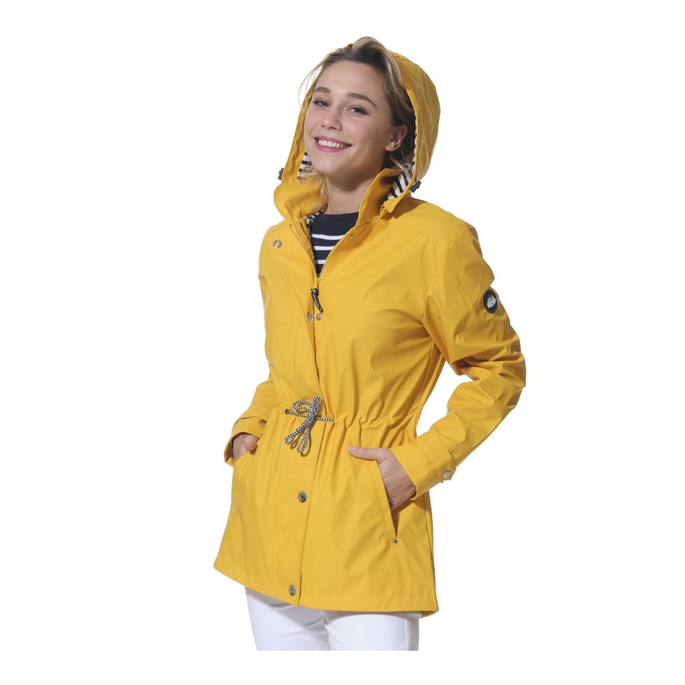 CHUBASQUERO MARINERO AMARILLO MUJER \