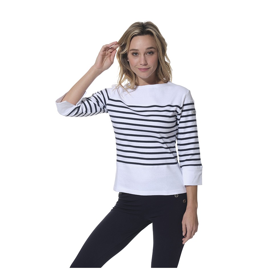WOMEN'S NAUTICAL STRIPED SHIRT \