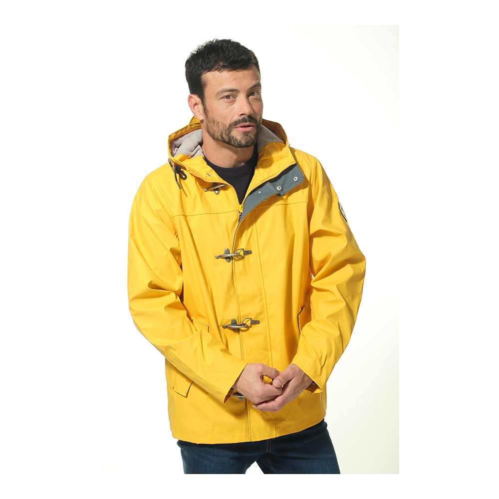 ALPHONSE CHAQUETA CHUBASQUERO IMPERMEABLE HOMBRE AMARILLO