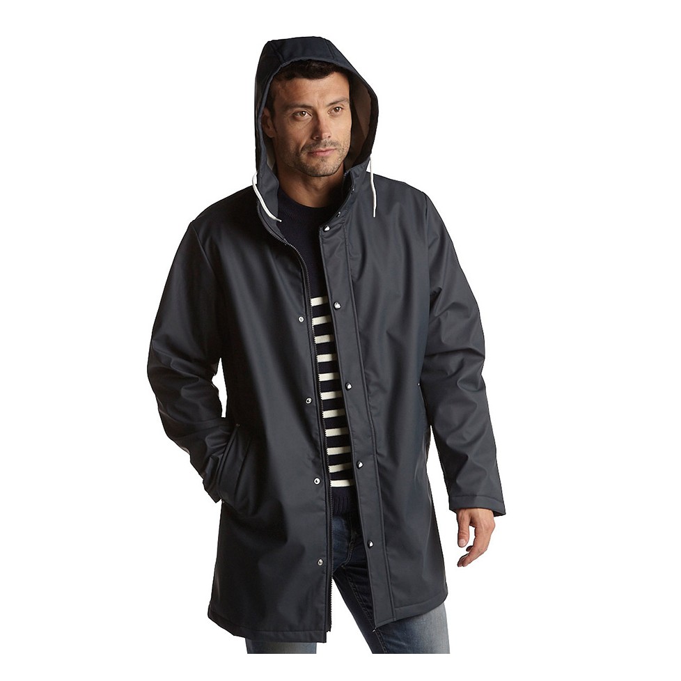 CHUBASQUERO IMPERMEABLE NÁUTICO HOMBRE AZUL MARINO \