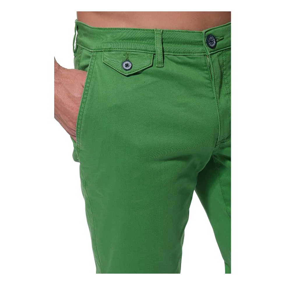 MEN'S GREEN CHINO PANTS "LEVON"