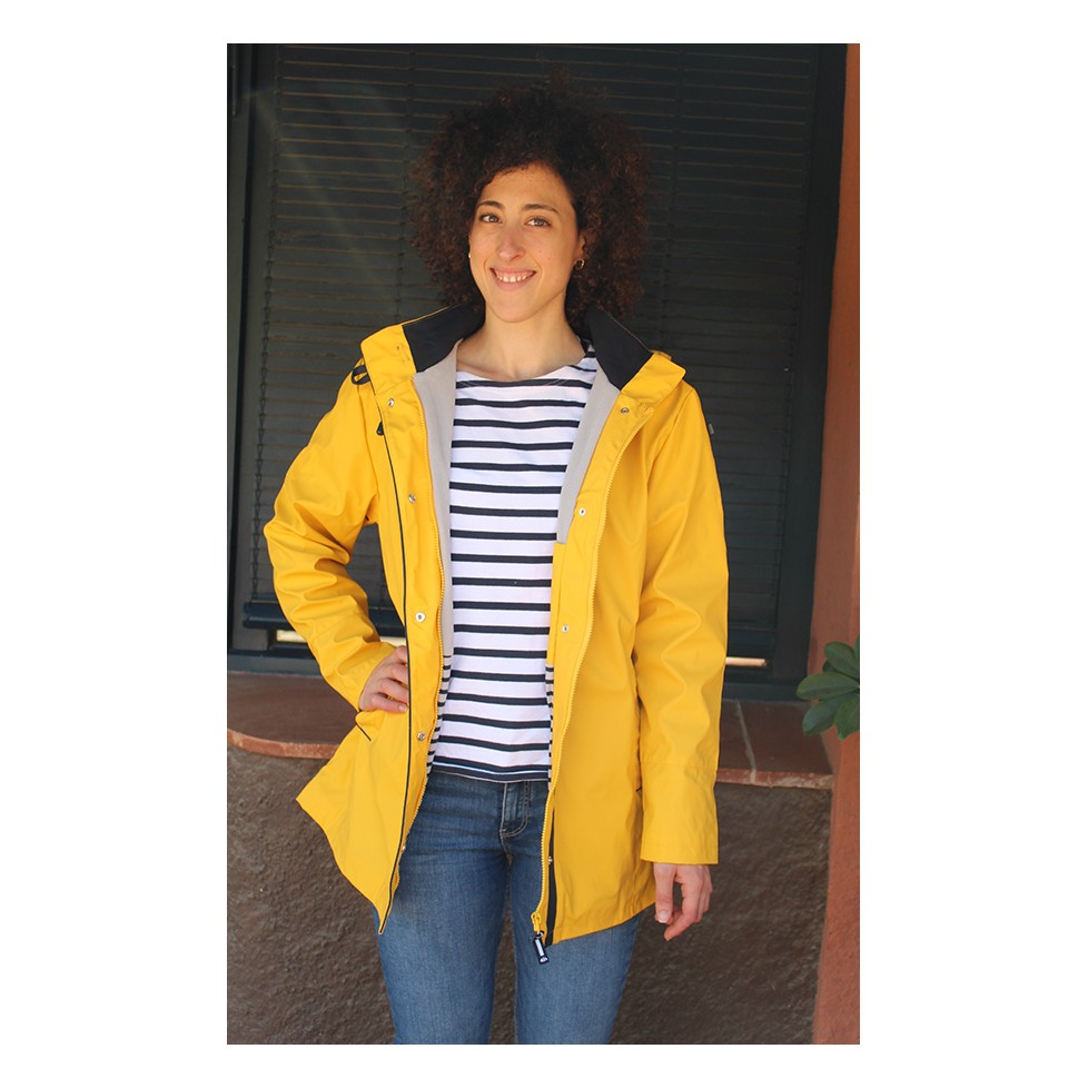 YELLOW NAUTICAL RAIN JACKET main image 1