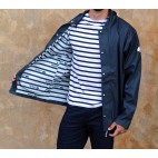 "TSUNAMI" CIRÉ MIXTE IMPERMÉABLE BLEU MARIN