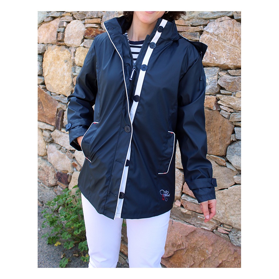 MRL-2613021014 MLSZUCCA NAVY RAIN COAT