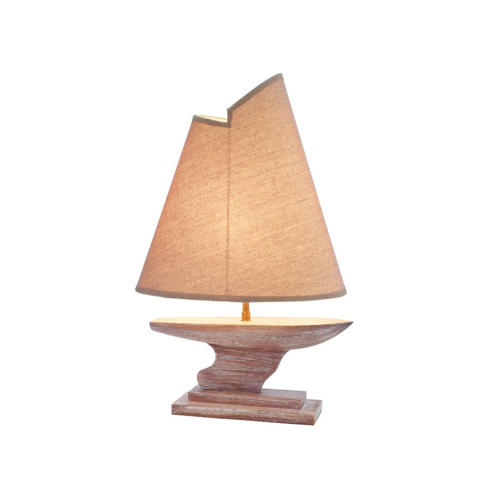 Lampe De Bateau Bâbord En Laiton Sea-Club - Longueur 30 Cm - Éclairage Nautique Décoratif Ou Fonctionnel