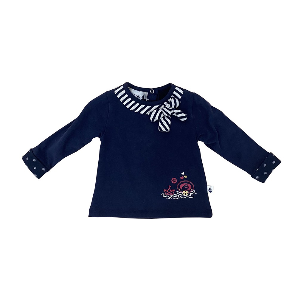 Chemisier Bébé Bebe Ragan - Taille XXS, Manches Longues, Bleu, Neuf Avec étiquette