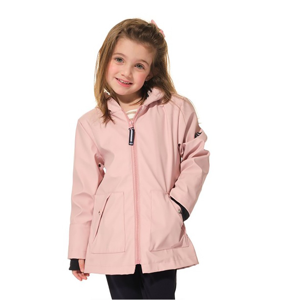 DONA CHUBASQUERO POLAR 3/4 ROSA PARA NIÑA