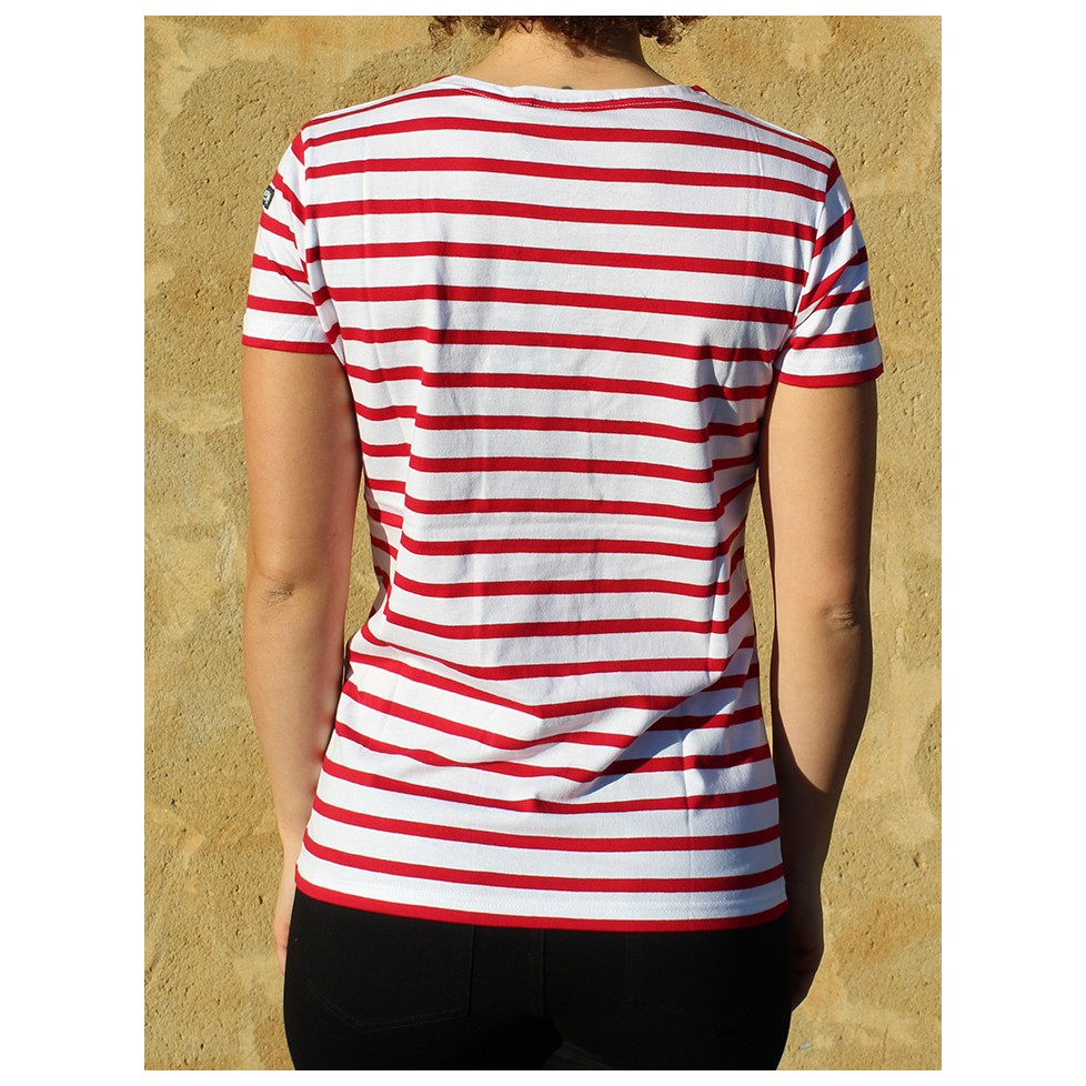 t-shirt rayé homme manches courtes, style marinière