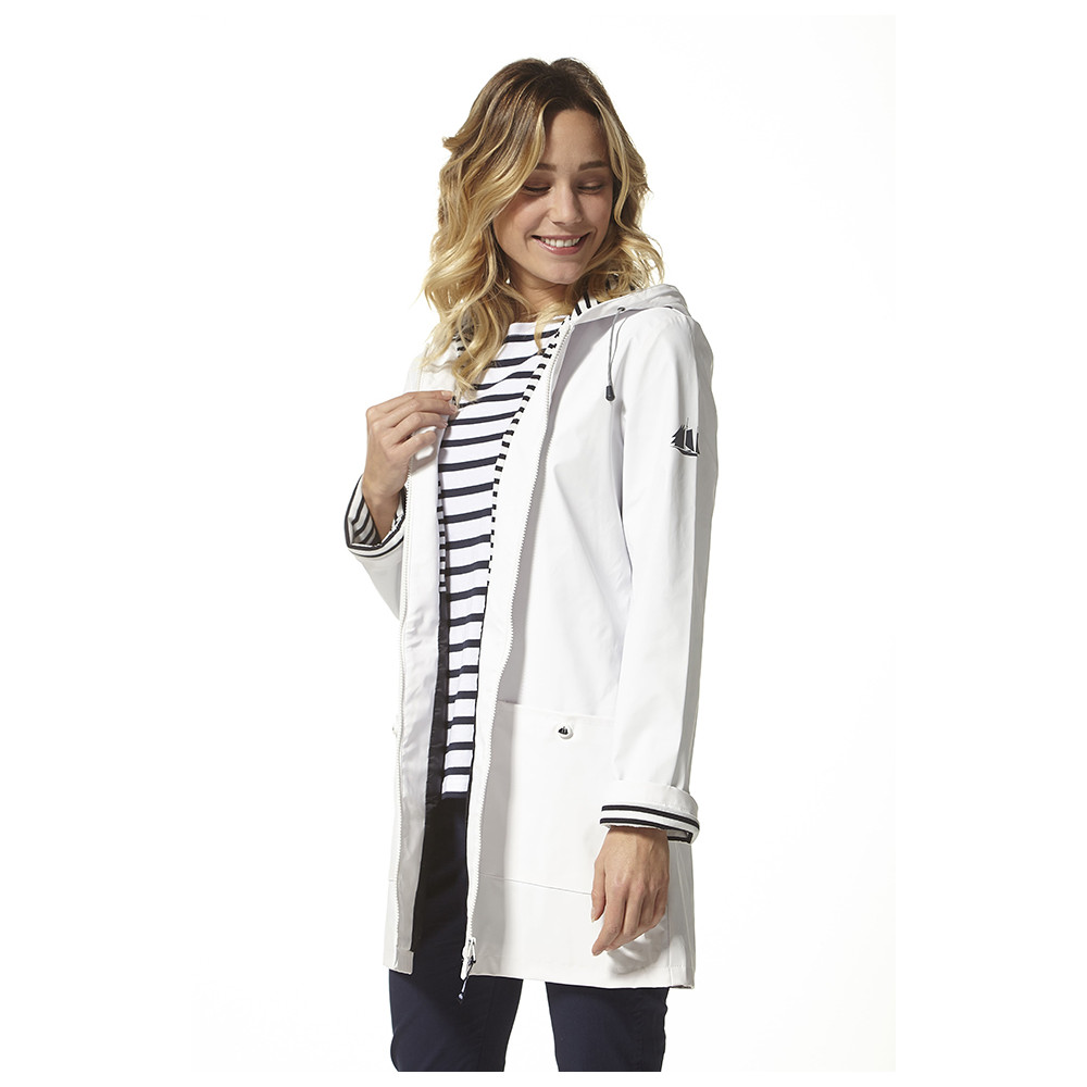 "LAURELLA" WOMEN'S NAVY BLUE RAINCOAT
