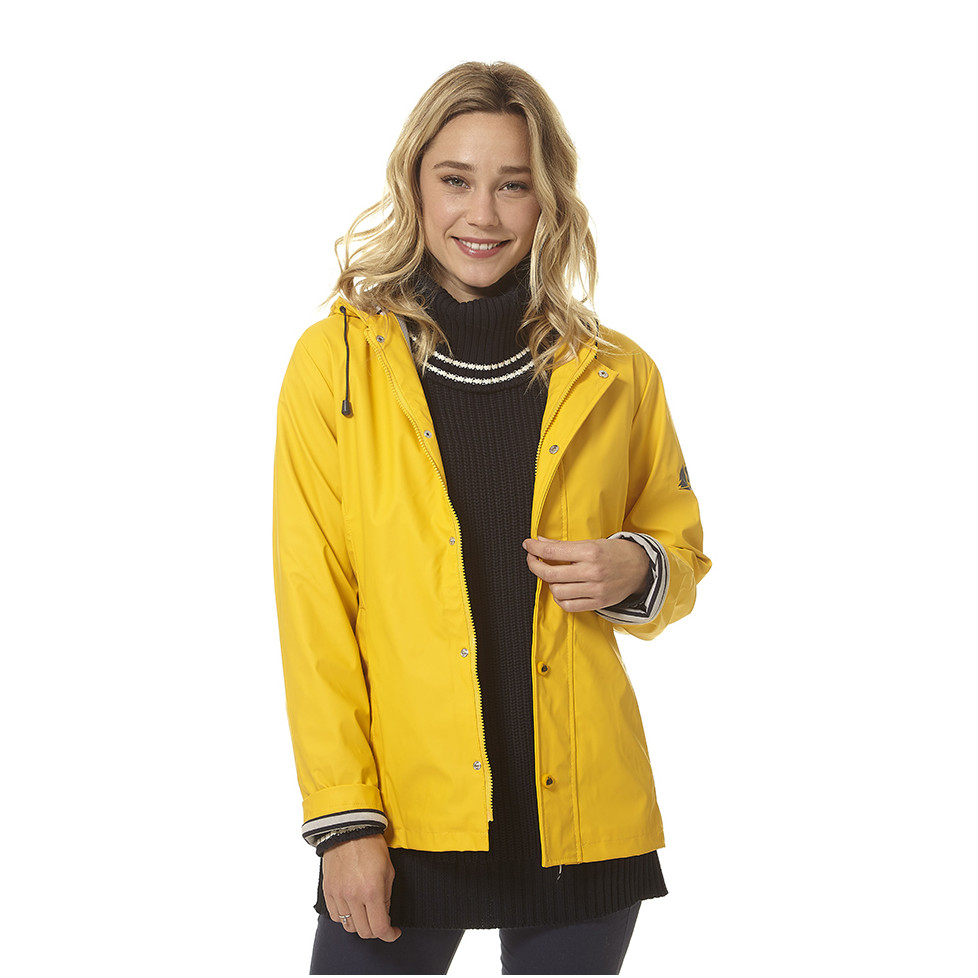 "NYMPHEA" CHUBASQUERO NÁUTICO AMARILLO MUJER Hublot Mode Marine