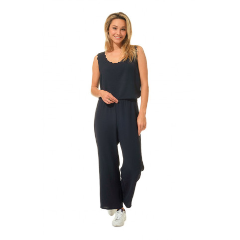 "KYRON" PANTALÓN ELÁSTICO MARINO PARA MUJER