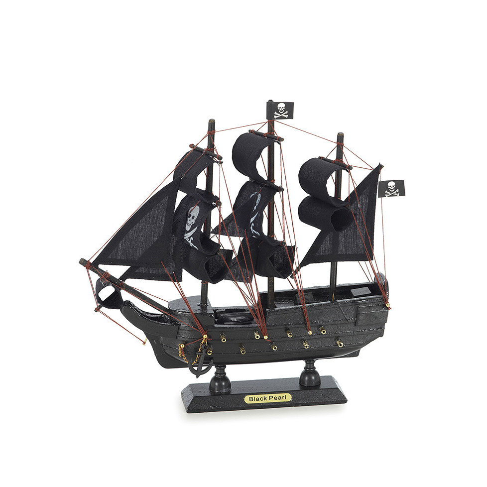 Maqueta en madera del BARCO PIRATA para niños de 8 años