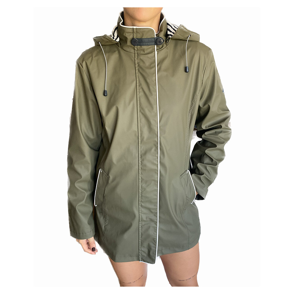 Manteau Imperméable Toggi Femme – Cèdre – Taille 12 – Kaki – Équitation