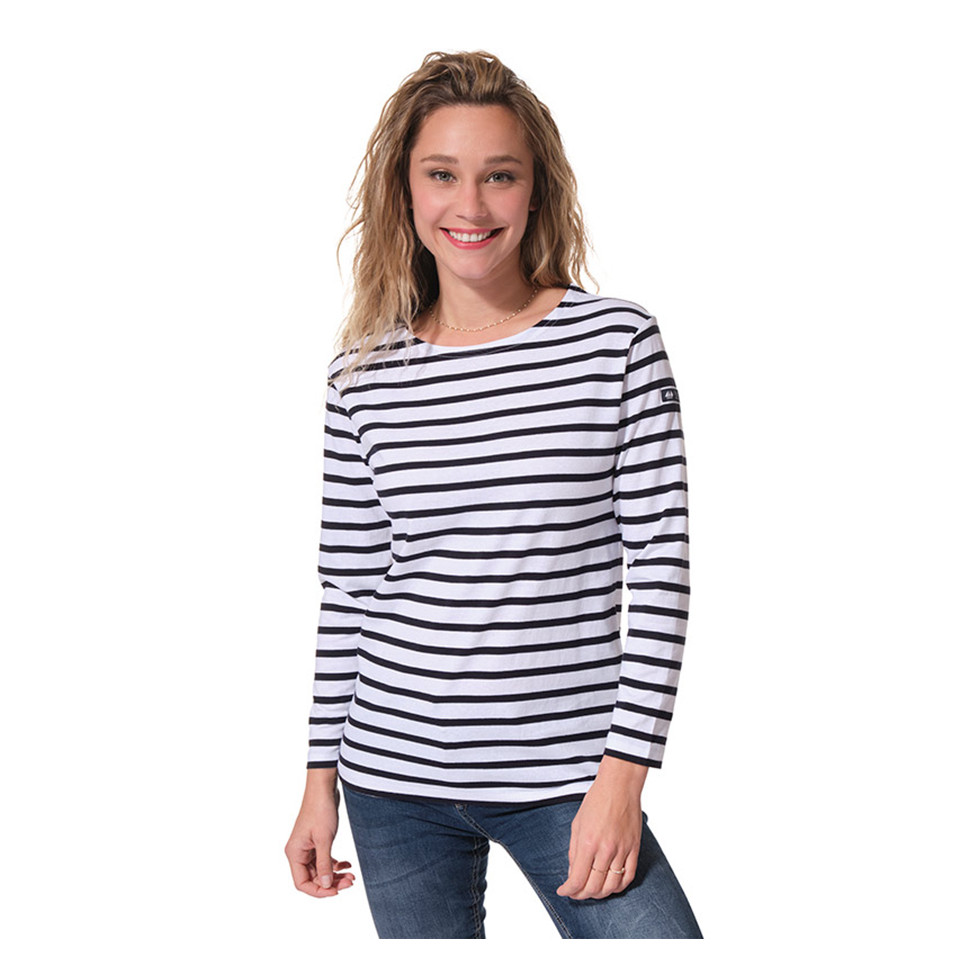 "PÊCHEUR" CAMISETA MARINERA MUJER RAYAS BLANCO-MARINO Hublot Mode Marine