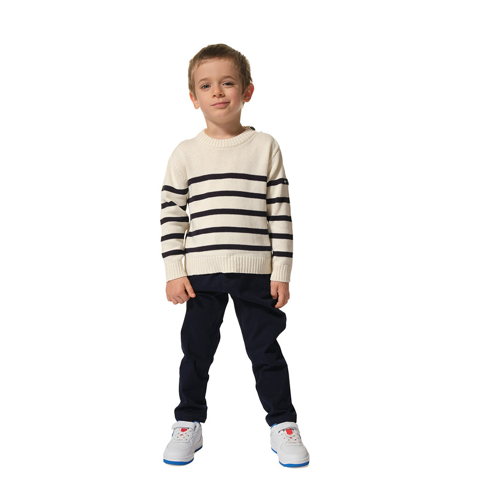 LCW Kids Pull-over Texturé pour Garçons à Col Rond en Tricot - W5FO57Z4