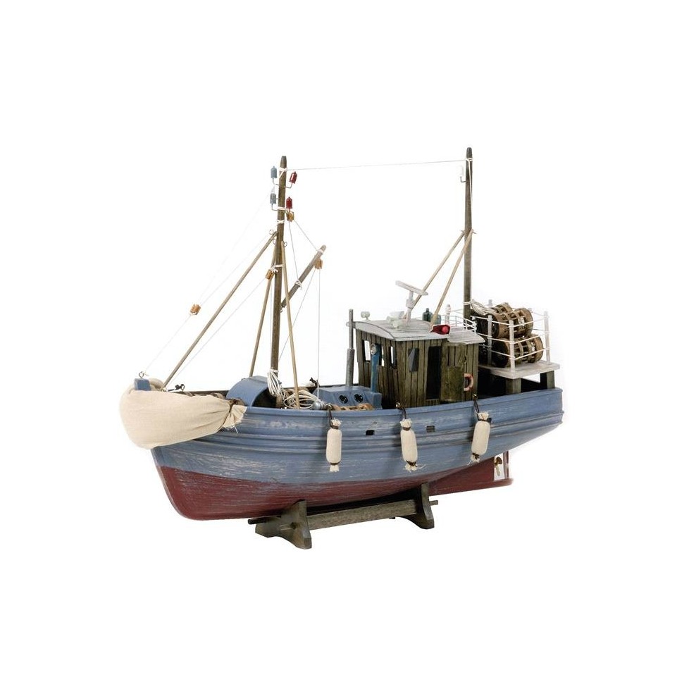 MadDeco - Maquette bateau - Cutter de pêche - Bateau de pêche