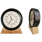 HORLOGE IMEX MARINE SUR SOCLE EN BOIS